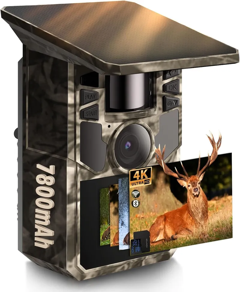 MAXDONE HC30D Solar Trail Camera with Screen